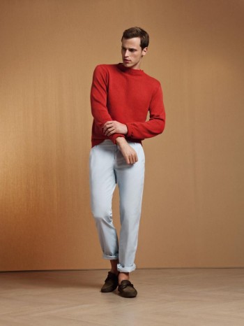 Lars Burmeister Steps Out for Façonnable Pre-Fall 2012 Lookbook