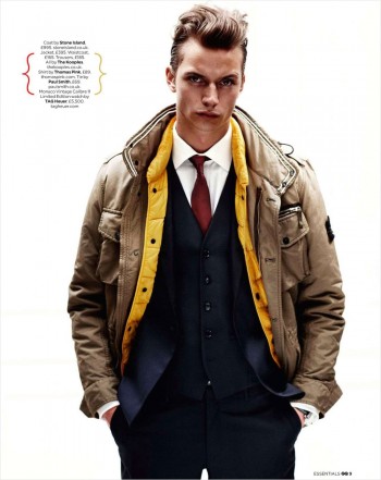 Linus Gustin is Dressed to Impress for British GQ Linus Gustin is Dressed to Impress for British GQ