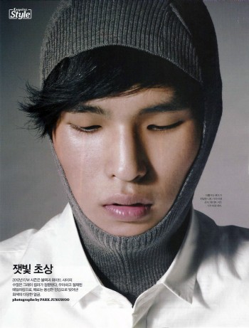 Sangil Kim Tackles Fall Silhouettes for Esquire Korea Sangil Kim Tackles Fall Silhouettes for Esquire Korea
