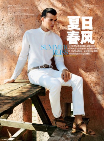 Patrick Kafka Relaxes with GQ China Patrick Kafka Relaxes with GQ China
