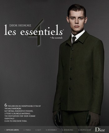 Janis Ancens Stuns in Military Green for Dior Homme Les Essentiels #4 Janis Ancens Stuns in Military Green for Dior Homme Les Essentiels #4