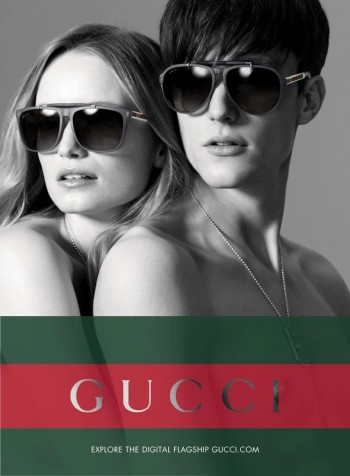 Charlie Timms has Sunglasses Fever for Gucci’s Fall/Winter 2012 Eyewear Campaign