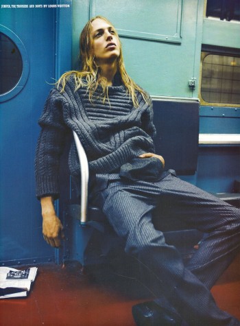 Erik Andersson Tackles the Subway in Louis Vuitton for 10 Men Erik Andersson Tackles the Subway in Louis Vuitton for 10 Men