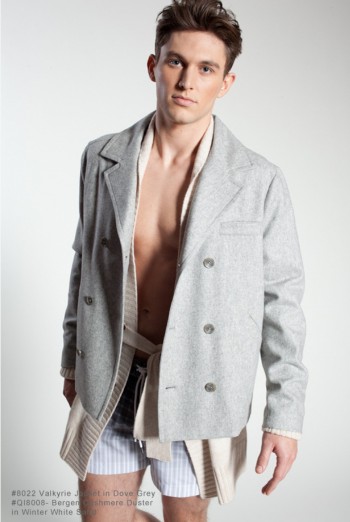 Travis Bland is Clad in Soft Fall 2012 Fashions for Parke & Ronen