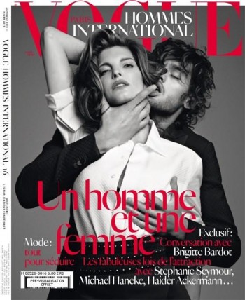 Marlon Teixeira Seduces on the Cover of Vogue Hommes International Fall/Winter 2012