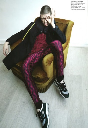 Gleb Haradkou Shows Off a Quirky Attitude for Dossier Journal
