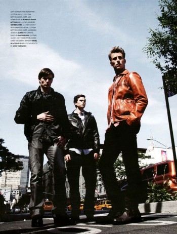 Jules Hamilton, Chris Moore, Rodrigo Calazans & Luke Lysdahl are Boys for Flaunt