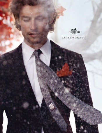 Wouter Peelen Appears Sharp for Hermès Fall/Winter 2012 Campaign