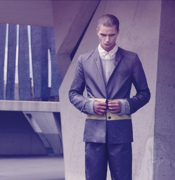 Linus Gustin in Selim de Somavilla by Greg Swales for Fashionisto Fall 2012 Linus Gustin in Selim de Somavilla by Greg Swales for Fashionisto Fall 2012