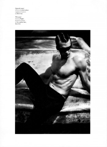 Tomas Skoloudik & Tucker Des Lauriers Enter Helmut Newton’s World for Out Magazine