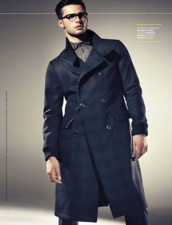 Claude Simonon is a Classic Vision for Italian GQ