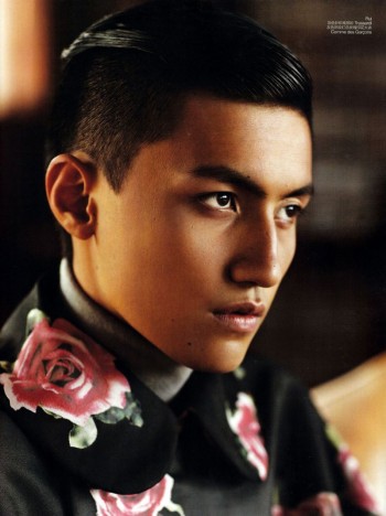 Corey Baptiste, Lenz Von Johnston & Wang Rui are in Vogue for GQ Style China