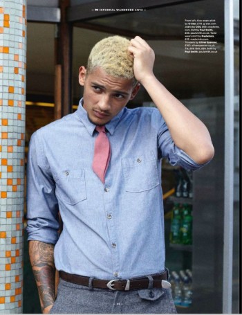 Todd Taylor Dons Informal Fashions for British GQ Todd Taylor Dons Informal Fashions for British GQ