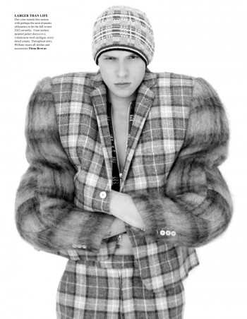 William Jagnow Makes Quite the Statement in Thom Browne for Fashionisto Fall 2012