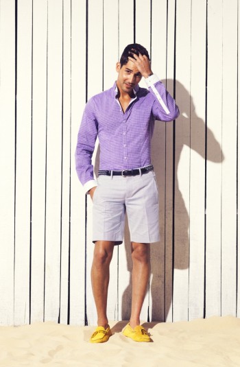 Miguel Iglesias Models Colorful Designs for Calibre’s Spring/Summer 2012/13 Lookbook