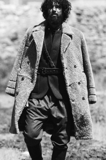 Paraskevas is Captured in the Rugged Outdoors for Dapper Dan