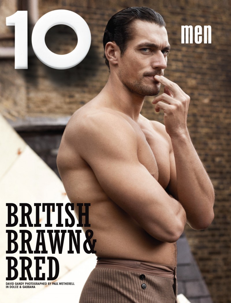  A Topless David Gandy Covers 10 Men