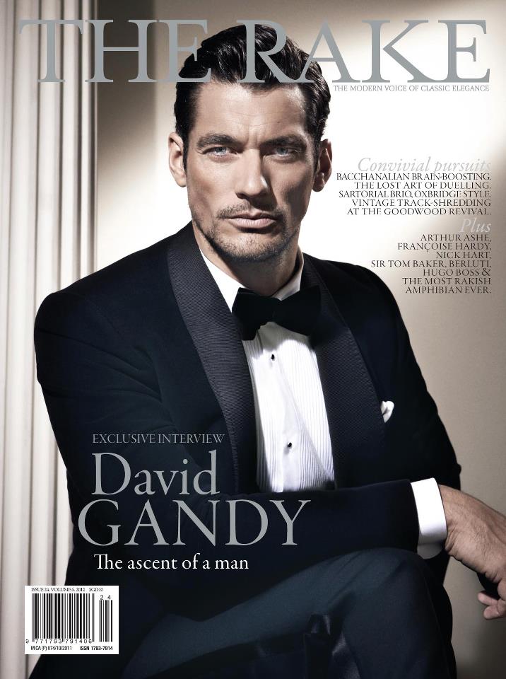 dg rake David Gandy is the Ultimate Gentleman in Dolce & Gabbana on the Cover of The Rake Magazine #24