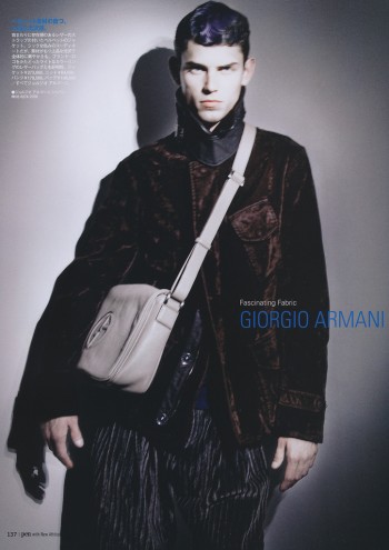 A Giorgio Armani Clad Arthur Gosse Graces Pen Magazine #322 A Giorgio Armani Clad Arthur Gosse Graces Pen Magazine #322