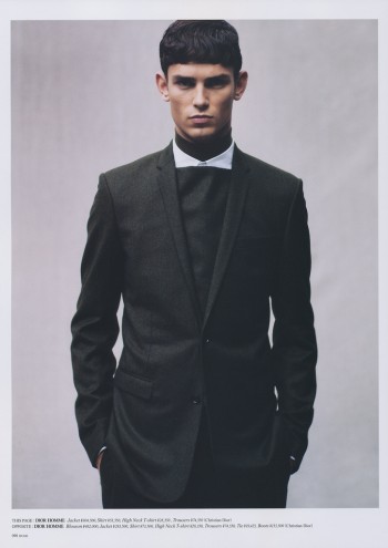 A Dior Homme Clad Arthur Gosse Graces HUgE #95 A Dior Homme Clad Arthur Gosse Graces HUgE #95