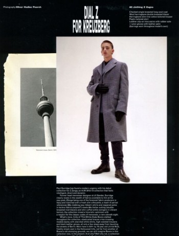 Nick Starkins Dons Z Zegna for Arena Homme+ Nick Starkins Dons Z Zegna for Arena Homme+
