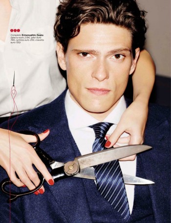 Matteo Martari Sports Tailored Suits for GQ Italia Matteo Martari Sports Tailored Suits for GQ Italia