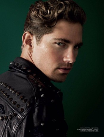 Travis Davenport Sports Ralph Lauren Black Label for GQ Style Russia