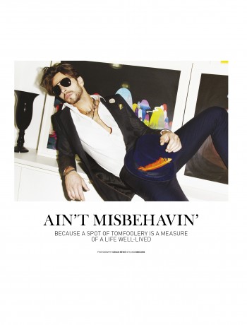 Josef Channels Olivier Zahm for August Man Singapore Josef Channels Olivier Zahm for August Man Singapore