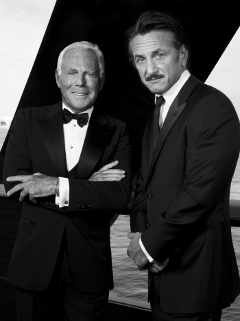 Giorgio Armani & Sean Penn Team Up for a Charity Campaign