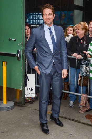 Gerard Butler Suits Up in Calvin Klein Collection