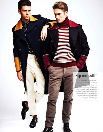 Silviu Tolu & Jacques Naude have Outerwear Fever for Essential Homme Silviu Tolu & Jacques Naude have Outerwear Fever for Essential Homme