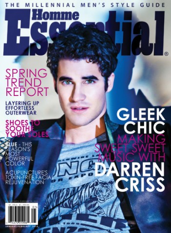 Darren Criss Covers Essential Homme January/February Issue Darren Criss Covers Essential Homme January/February Issue