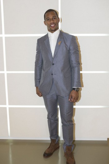 Justin Theroux & Victor Cruz Attend Calvin Klein Collection Fall/Winter 2013 Show Justin Theroux & Victor Cruz Attend Calvin Klein Collection Fall/Winter 2013 Show