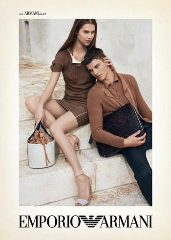 Emporio Armani’s Spring/Summer 2013 Campaign Features Arran Sly & Marlon Teixeira