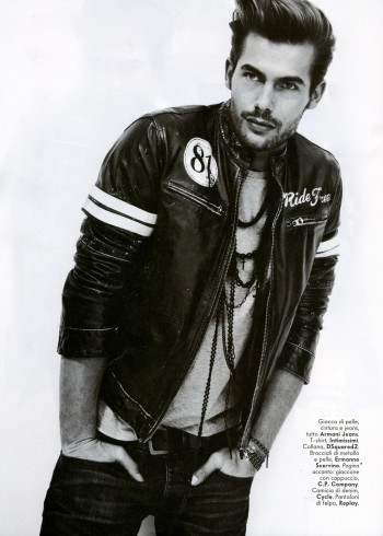 Jacey Elthalion Models Variegated Styles for Italian Vanity Fair