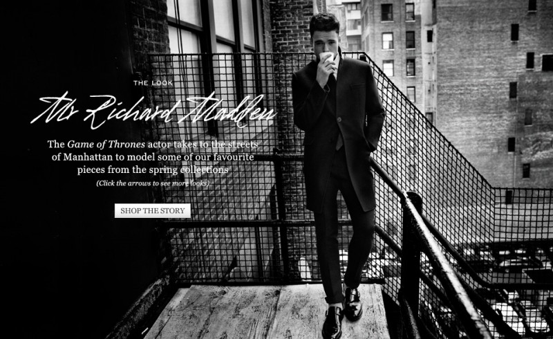  Richard Madden Takes to the Streets of Manhattan for Mr. Porter Issue #97