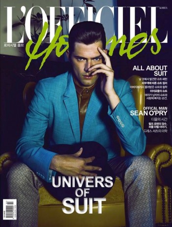Sean O’Pry Covers L’Officiel Hommes Korea’s February 2013 Issue