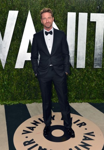 Gerard Butler Dons Brioni for Vanity Fair Oscar Party Gerard Butler Dons Brioni for Vanity Fair Oscar Party