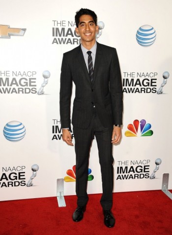 Dev Patel Wears Burberry to the 44th NAACP Awards