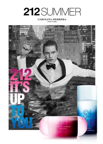 Greg Nawrat Fronts Carolina Herrera’s 212 Summer Fragrance Campaign