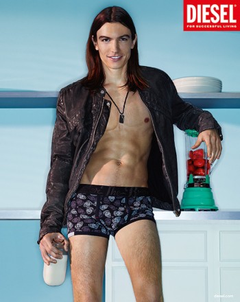 Ian Mellencamp Strips Down to his Underwear for Diesel Spring/Summer 2013 Campaign Ian Mellencamp Strips Down to his Underwear for Diesel Spring/Summer 2013 Campaign