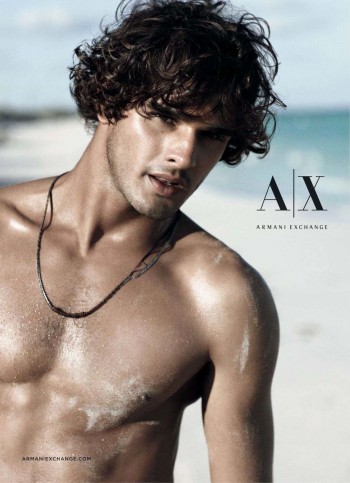 Marlon Teixeira Poses for Armani Exchange’s Spring/Summer 2013 Jewelry Campaign
