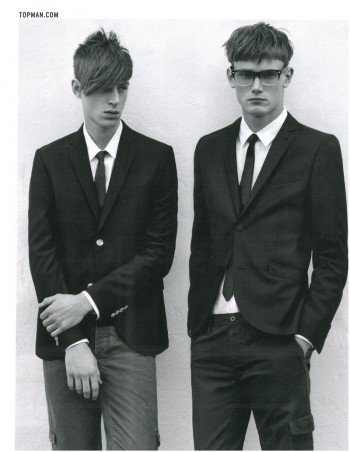 Malcolm De Ruiter & Race Imboden Star in Topman’s Spring/Summer 2013 Campaign