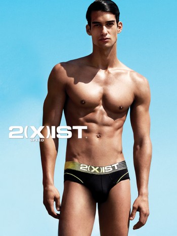 Yu Tsai Captures a Chiseled Kaylan Morgan for 2(x)ist Spring 2013 Campaign