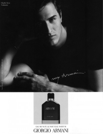 Charlie Siem for Giorgio Armani Fragrance Campaign