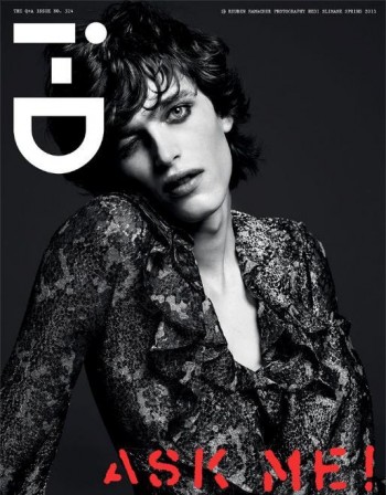 Hedi Slimane Shoots Reuben Ramacher for i-D Cover Hedi Slimane Shoots Reuben Ramacher for i-D Cover