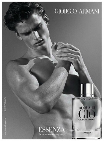 Simon Nessman Poses for Giorgio Armani’s Acqua di Giò Essenza 2013 Campaign