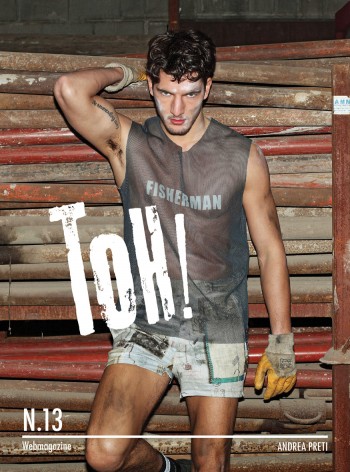 Andrea Preti Covers TOH! Magazine in Andrea Incontri and Dolce & Gabbana
