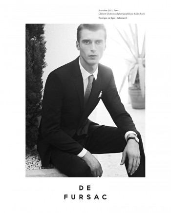 A Dashing Clément Chabernaud Fronts De Fursac’s Spring/Summer 2013 Campaign