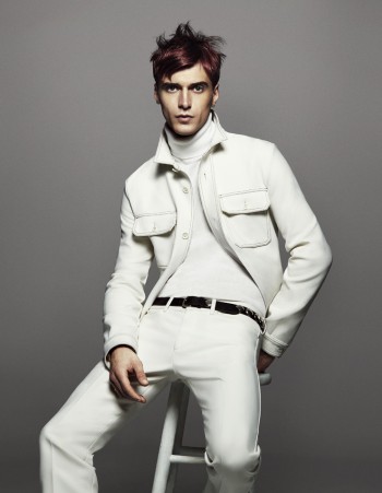 Clément Chabernaud Embraces Eclectic Styles for Interview Russia